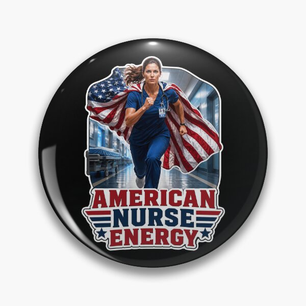 Item preview, American Nurse Energy Patriotic Healthcare Hero RN designed and sold by No Limits T-Shirts.