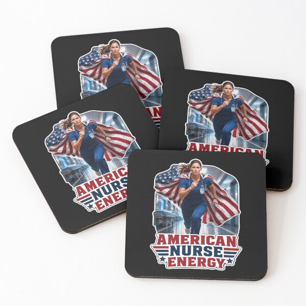 Item preview, American Nurse Energy Patriotic Healthcare Hero RN designed and sold by No Limits T-Shirts.