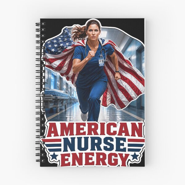 Item preview, American Nurse Energy Patriotic Healthcare Hero RN designed and sold by No Limits T-Shirts.