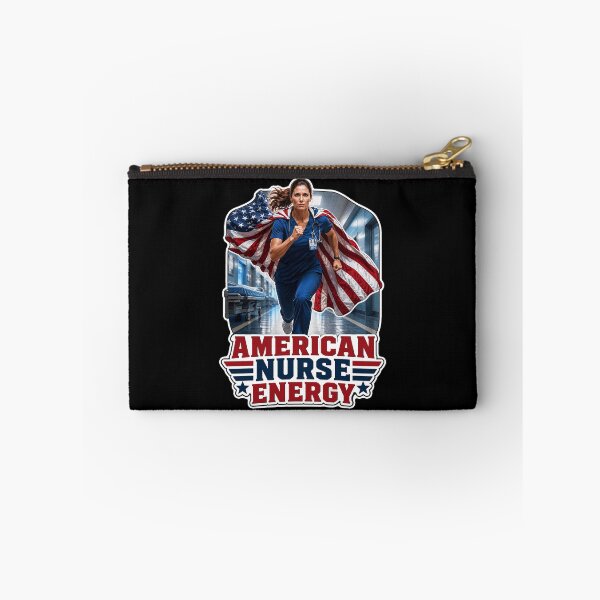 Item preview, American Nurse Energy Patriotic Healthcare Hero RN designed and sold by No Limits T-Shirts.