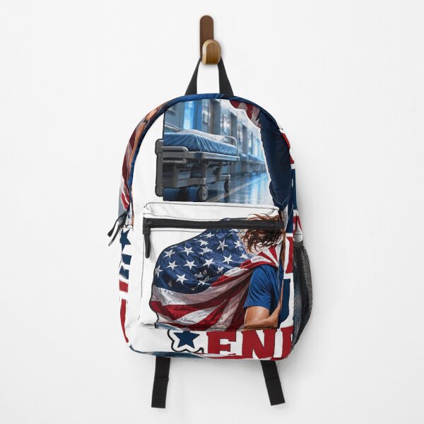 Item preview, American Nurse Energy Patriotic Healthcare Hero RN designed and sold by No Limits T-Shirts.