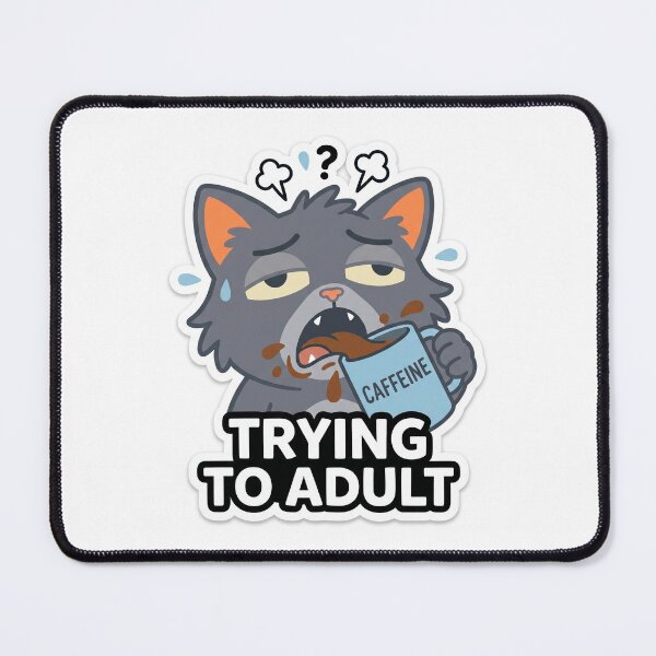 Item preview, Trying To Adult Cat designed and sold by luiz1213.