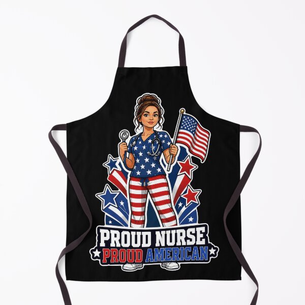 Item preview, Proud Nurse Proud American Flag RN Healthcare designed and sold by No Limits T-Shirts.