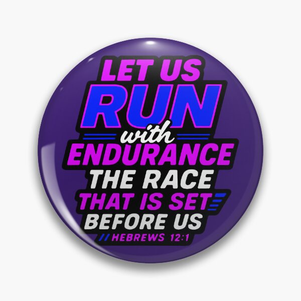 Item preview, Hebrews 12:1 Run With Endurance The Race That Is Set Before Us designed and sold by plushism.