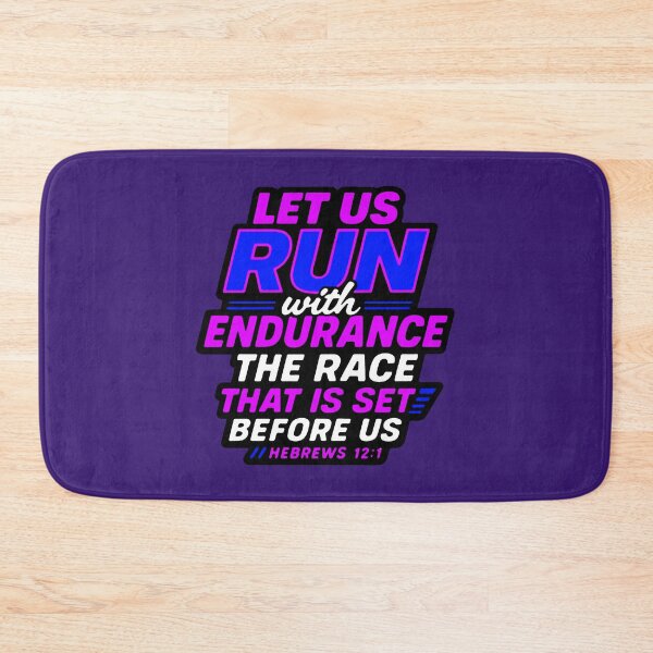 Item preview, Hebrews 12:1 Run With Endurance The Race That Is Set Before Us designed and sold by plushism.