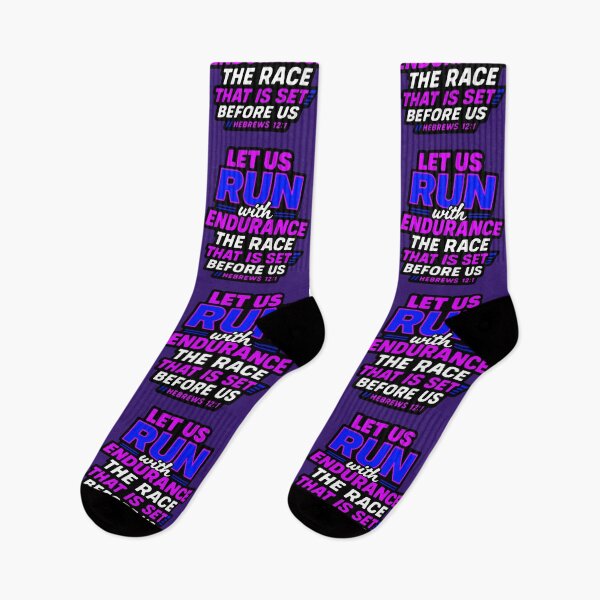 Item preview, Hebrews 12:1 Run With Endurance The Race That Is Set Before Us designed and sold by plushism.