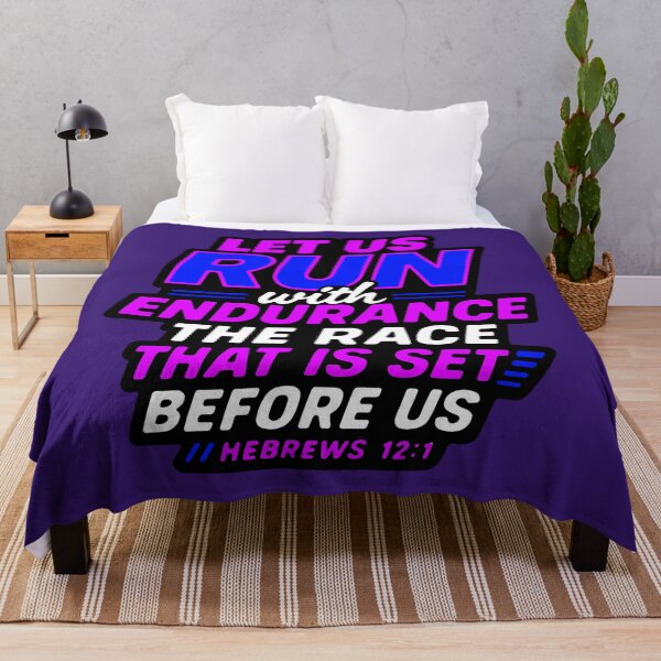 Item preview, Hebrews 12:1 Run With Endurance The Race That Is Set Before Us designed and sold by plushism.