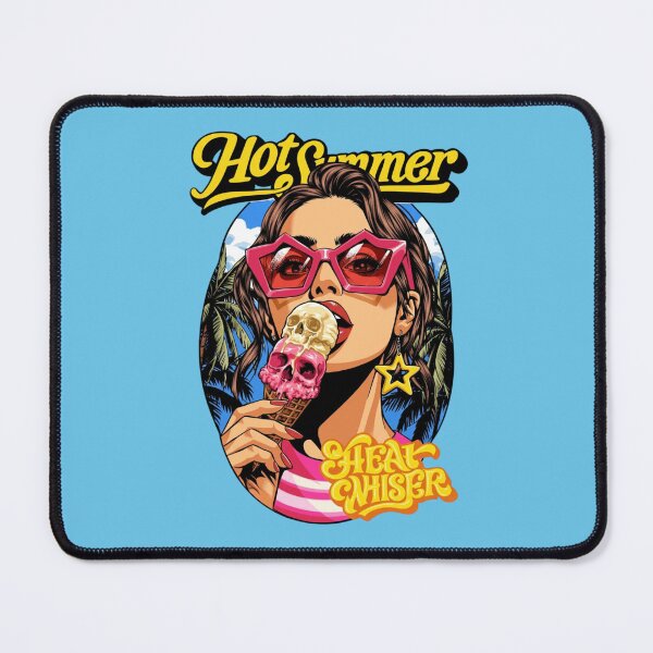 Item preview, Hot Summer Skull Ice Cream Heat Whisper Bold Design designed and sold by Vicky021.