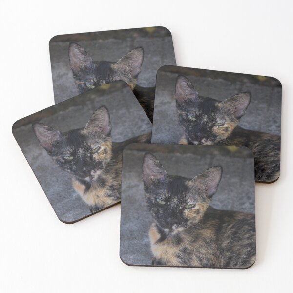 Item preview, Narrow-eyed Kitty designed and sold by ROSE ANN BANILAR.