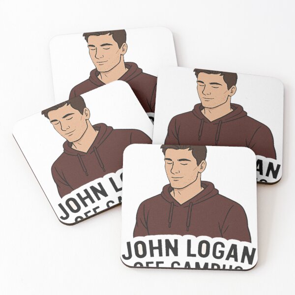 Item preview, Pegatina de John Logan fuera del campus designed and sold by NCNGDESIGN.