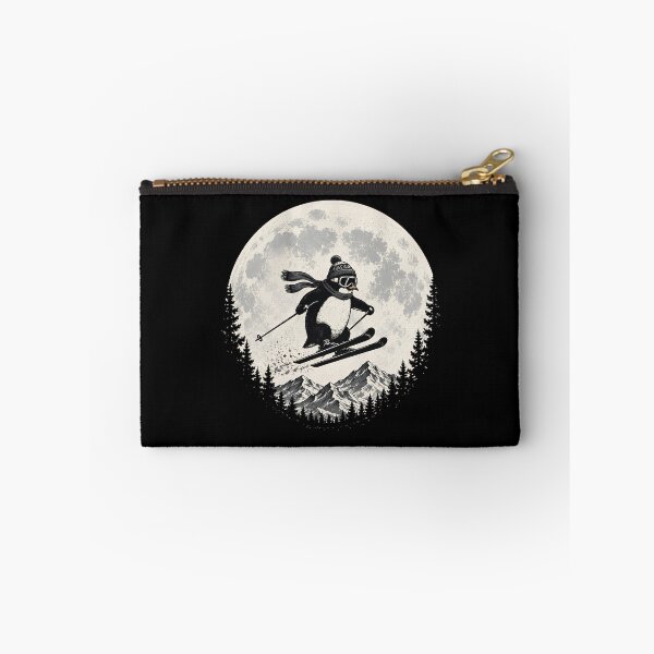 Item preview, Retro Penguin Skiing Mountain Adventure Shirt designed and sold by D-F-R-K.