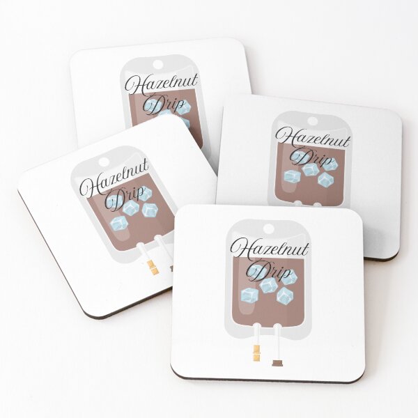Item preview, Hazelnut IV Drip Coffee Nurse Sticker designed and sold by Niji Hibana.
