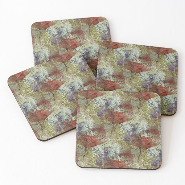 Item preview, Impressionistic Collage Flowers in Red and Yellow designed and sold by Artistestella.