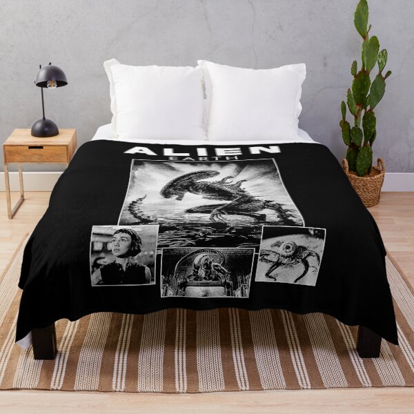Item preview, Interstellar Horror – Black T-Shirt designed and sold by EspiralArt.