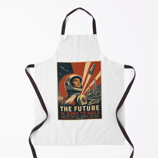 Item preview, The Future Is Ours To Build – Retro Futurism Space designed and sold by Fleetwood1994.