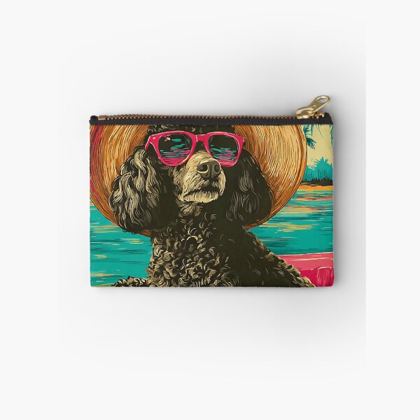Item preview, Summer Poodle with Sunglasses Cute Dog Tropical Pool Party designed and sold by Littermin.