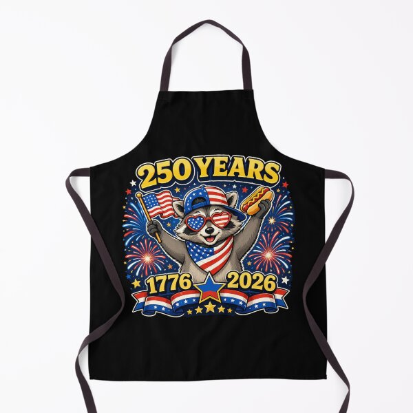 Item preview, America Meme Raccoon Hot Dog 250 Years 1776 2026 4th of July designed and sold by cass-vale-lab.