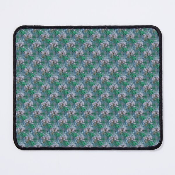 Item preview, Impressionistic Collage Flowers in Green and Blue designed and sold by Artistestella.
