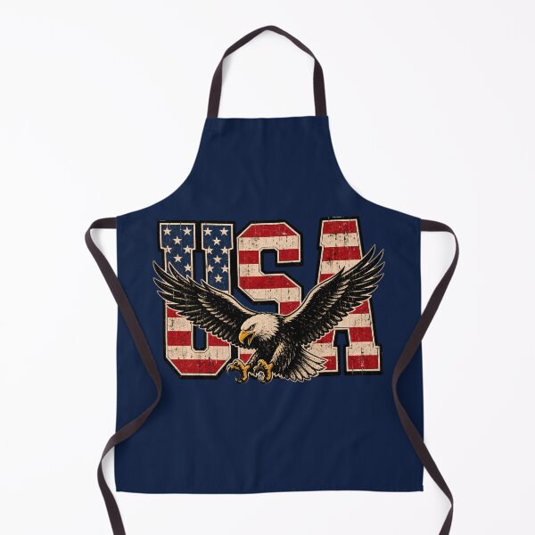 Item preview, USA Flag Bald Eagle Vintage Art designed and sold by LuisWorks.