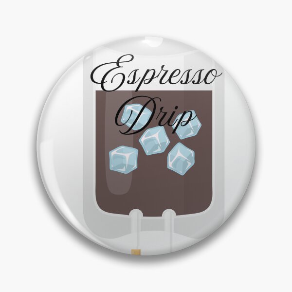 Item preview, Espresso IV Drip Caffeine Nurse Sticker designed and sold by Niji Hibana.