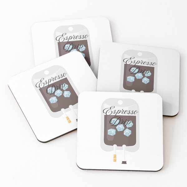 Item preview, Espresso IV Drip Caffeine Nurse Sticker designed and sold by Niji Hibana.