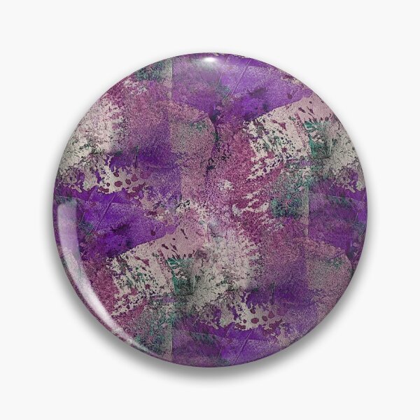 Item preview, Impressionistic Collage Flowers in Purple and Pink designed and sold by Artistestella.