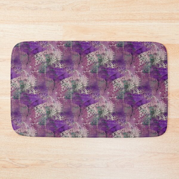 Item preview, Impressionistic Collage Flowers in Purple and Pink designed and sold by Artistestella.