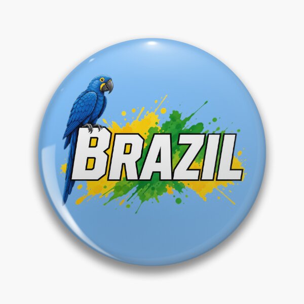 Item preview, Blue Macaw Brazil Tropical Art designed and sold by LuisWorks.