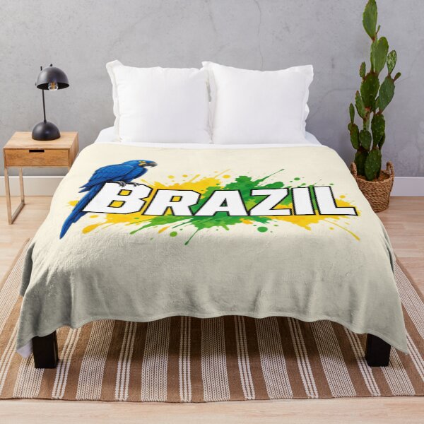 Item preview, Blue Macaw Brazil Tropical Art designed and sold by LuisWorks.
