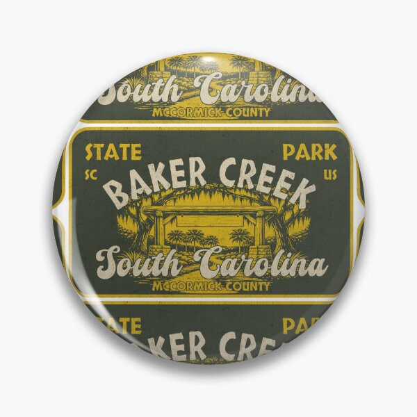 Item preview, Baker Creek State Park, McCormick County, South Carolina, badge design designed and sold by Wanderful-roads.