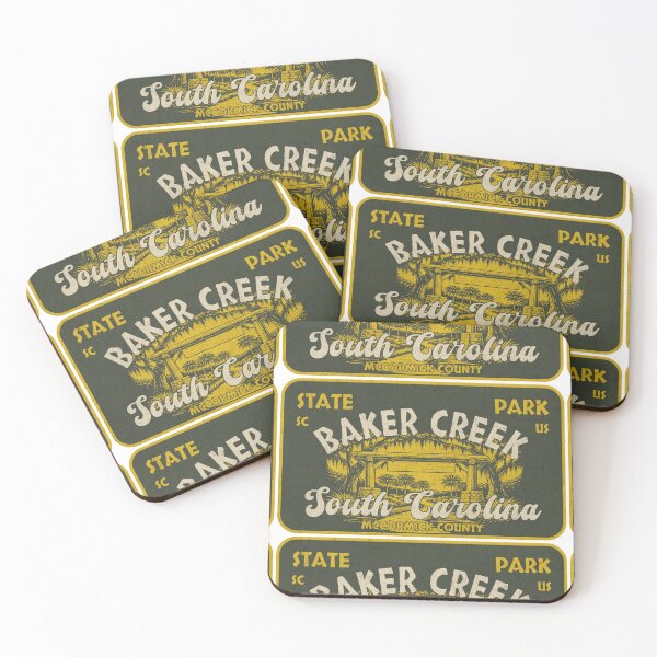 Item preview, Baker Creek State Park, McCormick County, South Carolina, badge design designed and sold by Wanderful-roads.