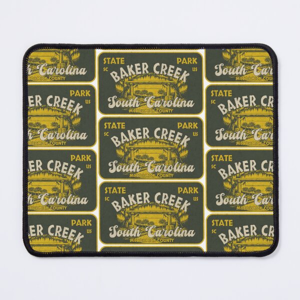 Item preview, Baker Creek State Park, McCormick County, South Carolina, badge design designed and sold by Wanderful-roads.