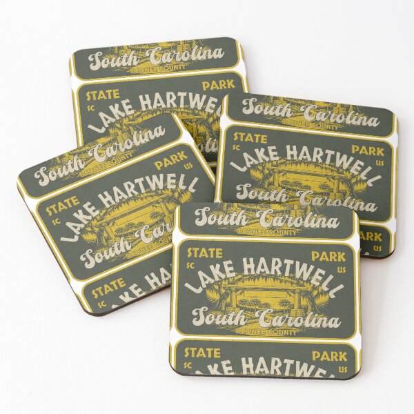 Item preview, Lake Hartwell State Park, Oconee County, South Carolina, badge design designed and sold by Wanderful-roads.