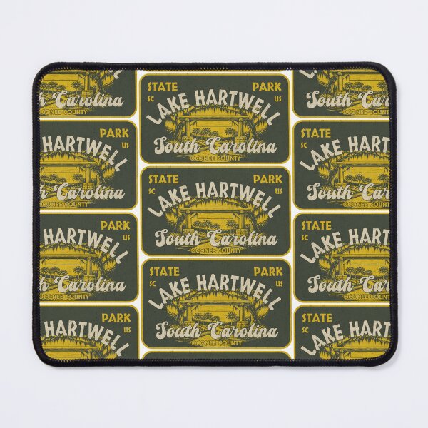 Item preview, Lake Hartwell State Park, Oconee County, South Carolina, badge design designed and sold by Wanderful-roads.