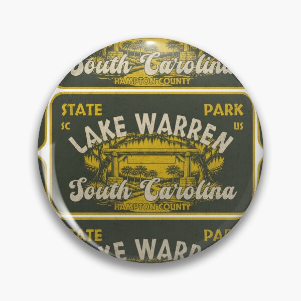 Item preview, Lake Warren State Park, Hampton County, South Carolina, badge design designed and sold by Wanderful-roads.