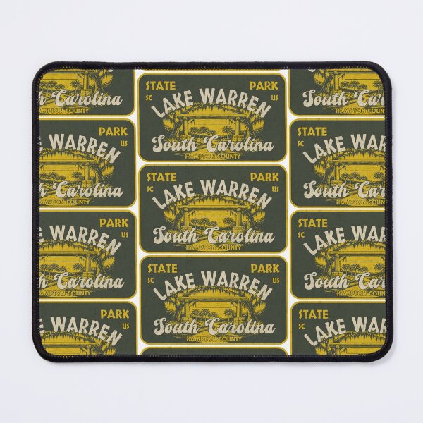 Item preview, Lake Warren State Park, Hampton County, South Carolina, badge design designed and sold by Wanderful-roads.