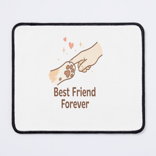 Item preview, Best Friend Forever Dog & Cat Minimal Pet Lover Design designed and sold by Lovestickerco.