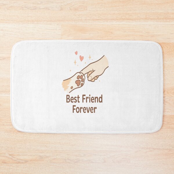 Item preview, Best Friend Forever Dog & Cat Minimal Pet Lover Design designed and sold by Lovestickerco.