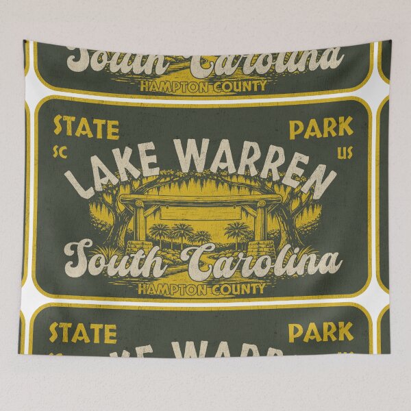 Item preview, Lake Warren State Park, Hampton County, South Carolina, badge design designed and sold by Wanderful-roads.