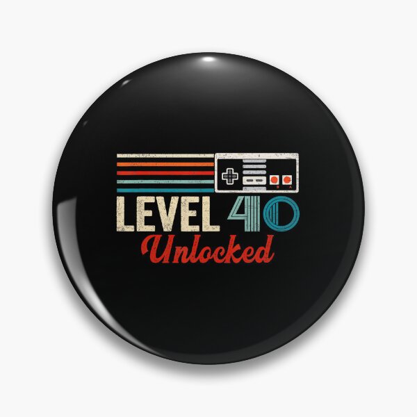 Item preview, Level 40 Unlocked Retro Gamer Birthday Controller designed and sold by FGTV2021.
