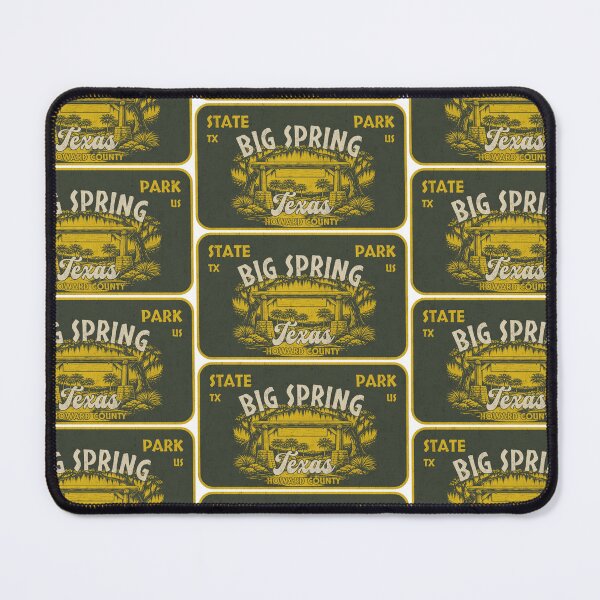 Item preview, Big Spring State Park, Howard County, Texas, badge design designed and sold by Wanderful-roads.