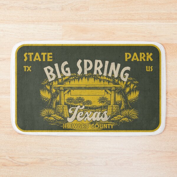 Item preview, Big Spring State Park, Howard County, Texas, badge design designed and sold by Wanderful-roads.