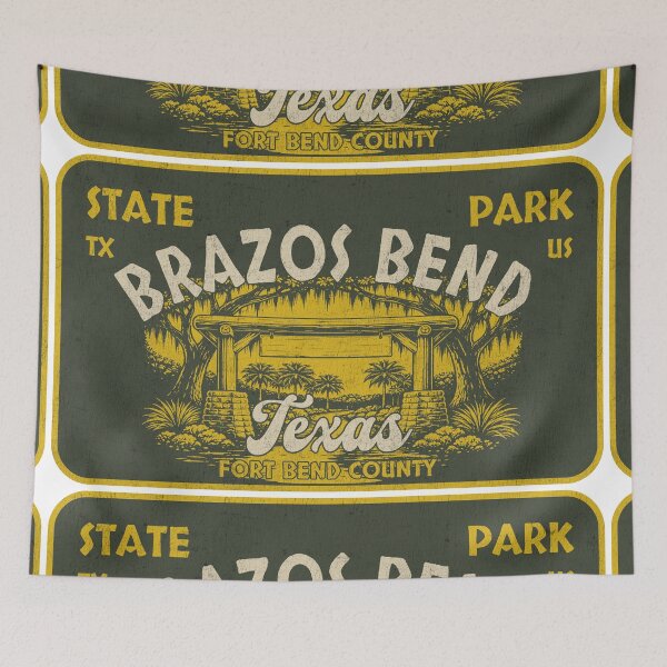 Item preview, Brazos Bend State Park, Fort Bend County, Texas, badge design designed and sold by Wanderful-roads.