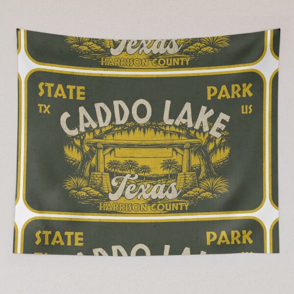 Item preview, Caddo Lake State Park, Harrison County, Texas, badge design designed and sold by Wanderful-roads.