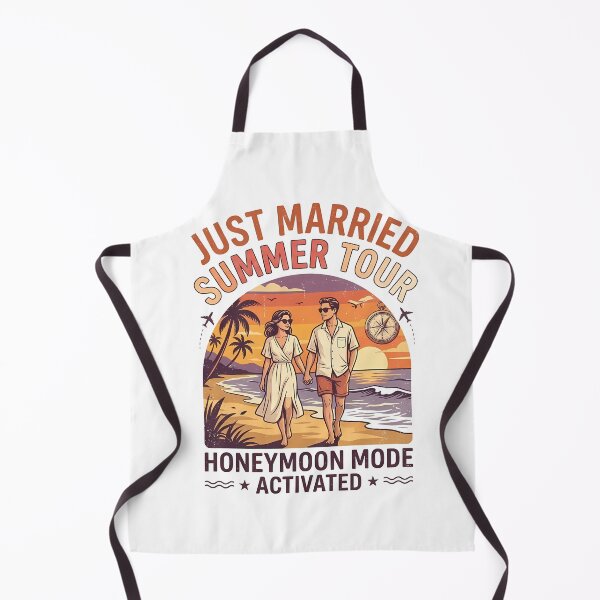 Item preview, Just Married Summer Tour Romantic Summer Vacation Couple Design designed and sold by RoyesButler.