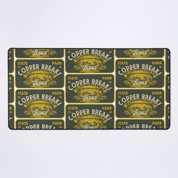 Item preview, Copper Breaks State Park, Hardeman County, Texas, badge design designed and sold by Wanderful-roads.