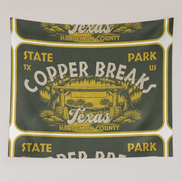 Item preview, Copper Breaks State Park, Hardeman County, Texas, badge design designed and sold by Wanderful-roads.