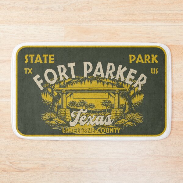 Item preview, Fort Parker State Park, Limestone County, Texas, badge design designed and sold by Wanderful-roads.