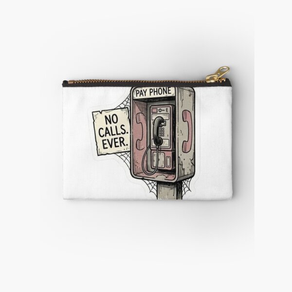 Item preview, Payphone No Calls Ever Sticker designed and sold by uglyAFstickers.