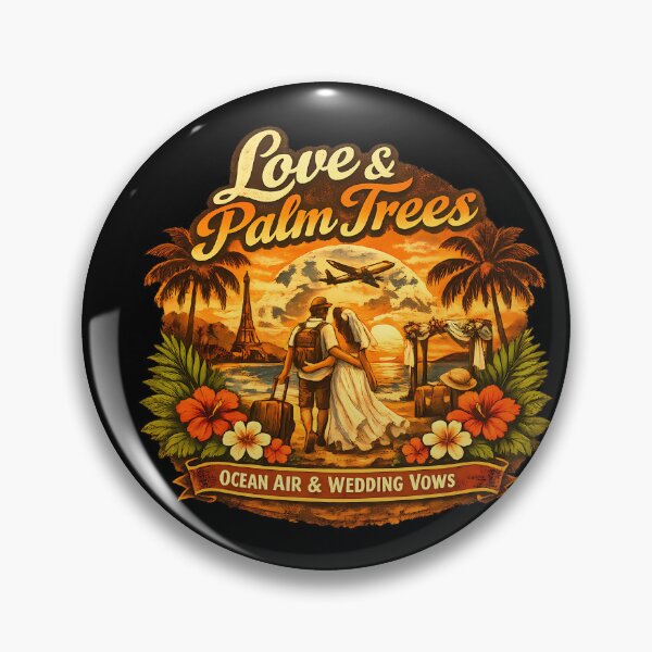 Item preview, Love & Palm Trees designed and sold by RoyesButler.